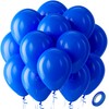 Bezente Royal Blue Latex Party Balloons - 100 Pack 12