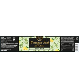 Tarragon Mustard with Lemon