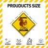 BTHUKO Squirrel Crossing 12" X 12" Aluminum Sign