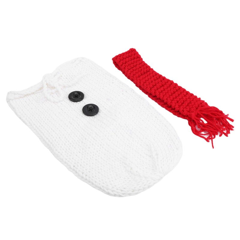 Baby Crochet Knitted Sleeping Bag Infant Cartoon Soft Wraps Photography