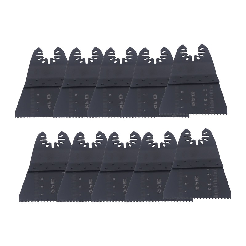 10Pcs Oscillating Tool Blades Universal Saw 65mm Fine Teeth High
