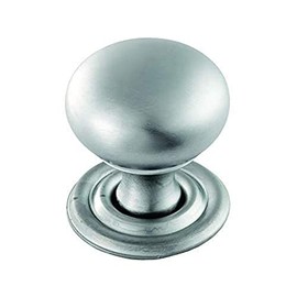 Carlisle Brass FTD1265BSC FTD Hollow Victorian KNOB 32MM, Satin Chrome, 32 mm