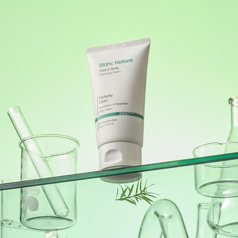 Blanc Nature Pore & Acne Cleansing Foam 150ml Set (+50ml)