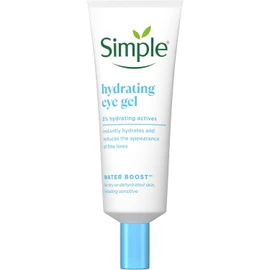 Simple Water Boost Hydrating Eye Gel – Cruelty-Free & Vegan, Deep & Long-Lasting Hydration for Screen-Stressed & Tired Eyes, 25ml
