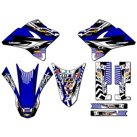 2005-2025 TTR 230 Mayhem Blue Senge Graphics Base Kit Compatible with Yamaha