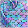 SSWZHANG 100% Cotton Fabric Colour Gradient Japanese Fish Scale Print