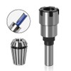 Bestgle Spring Collet Extension Bar CNC Milling Router 12.7mm Shank