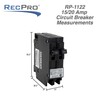RecPro RV Circuit Breaker 15-20 Amp Q1520 | Camper Breaker