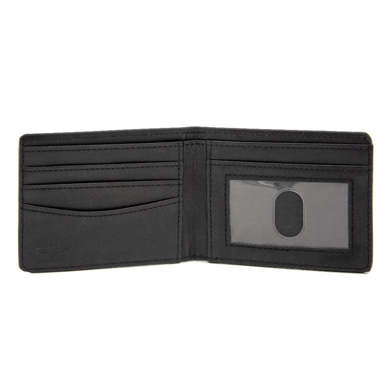 Buckle Down Men's Wallet Slytherin Crest/stripe6 Weathered Greens/Grays Bi-Fold, Multi,