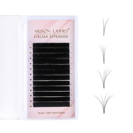 Eyelash Extension D Curl 0.07 9-16mm Mixed Tray Easy Fan Volume Lashes 2D-10D Volume Lash Extensions Self Fanning Eyelash Extensions