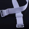 3 Pairs Bra Straps Elastic Adjustable Removable Multi-Size, White