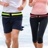Running Waist Pack with Phone Holder Running Waist Pack - Pink 3ea