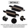 ECOTRIC Front Fender Side Marker Lights Compatible with 2008 2009