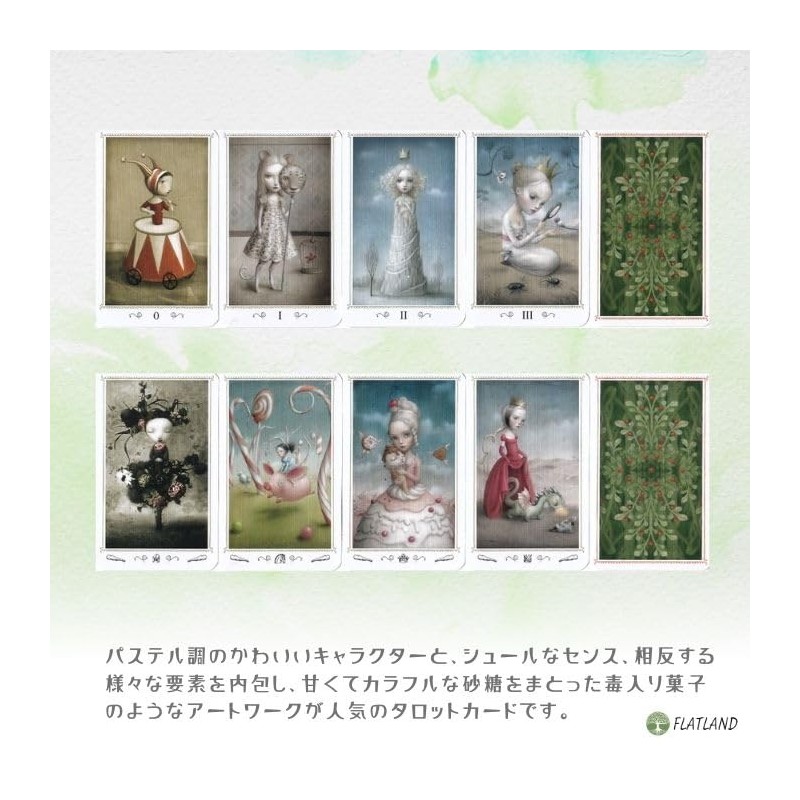 Nicoletta Ceccoli Tarot Mini Tarot Divination with Japanese Manual (English