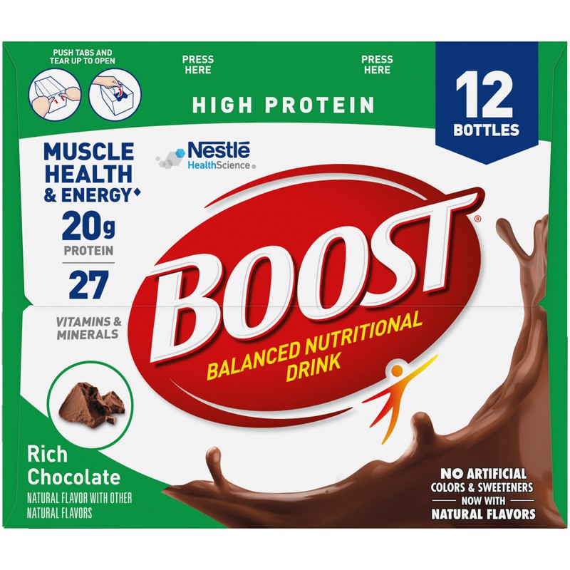 Boost High Protein Balanced Nutritional Drink, Rich Chocolate, Muscle Health