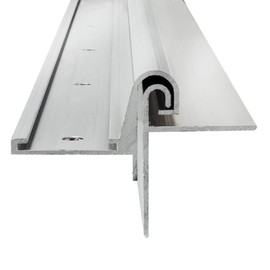 RecPro RV Teardrop Trailer Hurricane Hinge for Galley Hatch Door | 62" Increments | Aluminum | Made in America | Mill Finish