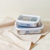 Jaju JAJU stainless steel square two compartment sharing cupboard_500ML, silver