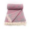Evagone Jacquard Premium Peshtemal Seaweeds Pattern (Beach Towel aslo for