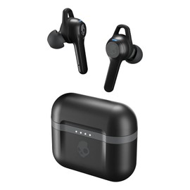Skullcandy Indy Evo XT in-Ear Wireless Earbuds, 30 Hr Battery, Microphone, Works with iPhone Android and Bluetooth Devices - Black