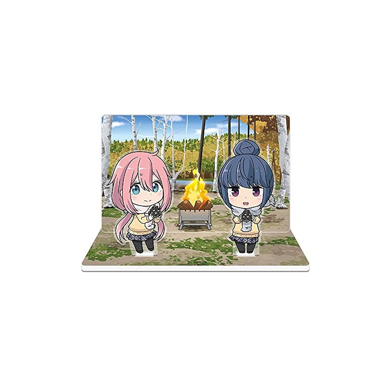 Yurucamp Acrylic Diorama B (Nadeshiko & Rin)