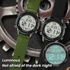 Men Digital Sports Watch Waterproof Alarm Countdown Dual Time Zone