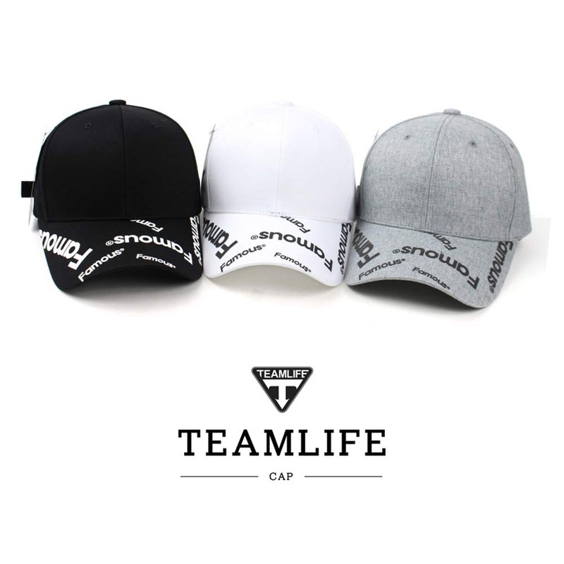 Team Life Famous, Printed Brim, Unmarked, Cap, Man's, Redis, Casual,
