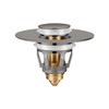 Universal Bathroom Sink Stopper with Hair Catcher, for 1.04-1.97 Inch