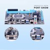 H81 Motherboard Micro ATX, Support for Intel 4th Gen Processors