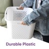 Superio Gradient Perforated Laundry Basket with Ergonomic Handles - Modern