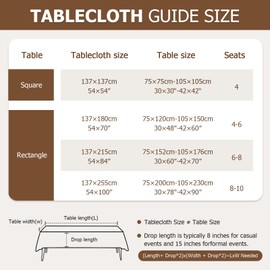 WenYa Polka Dot Tablecloth Wipe Clean Table Cloth Wipeable PVC Tablecloths Plastic Dinner Cover, Rectangular Waterproof Table Cover Protector for Picnic Party Indoor Outdoor - Beige, 85x54in/215x137cm