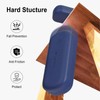 RayLove Glasses Case Hard Shell Eyeglass Case with Cleaning Cloth,