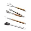 Outset Stainless Steel Grill Tool Set, Verde Collection, Spatula, Tongs,