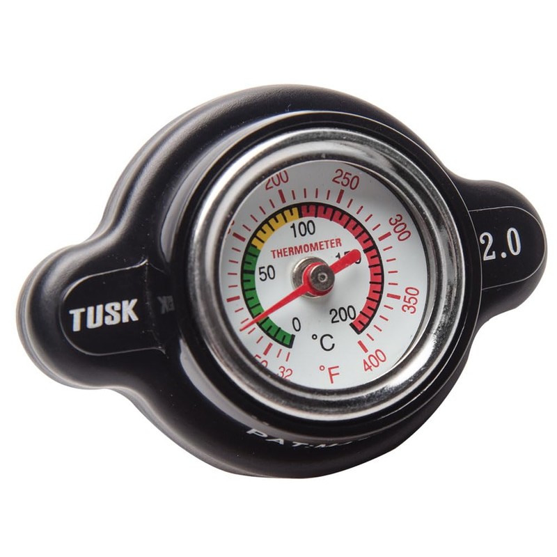 Tusk High Pressure Radiator Cap with Temperature Gauge 2.0 Bar