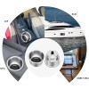 Amarine Made 8 Pack Of Stainless Steel Cup Drink Holder