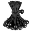 Upluckey Tarp Bungee Balls Ties 50 PCS Black High Elastic