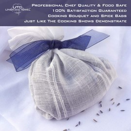 Linen and Towel Cheesecloth | Grade 50, 36 Sq Ft 100% Unbleached Organic Cotton 2 Pack Natural Color | Cheese Cloths for Straining, Pastry Cloth, Organic Cheese Cloth, Bouquet Filter Sauces & Nut Milk