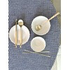 cozymomdeco Korean Made Traditional Utensil Flatware Simple Design Gold Color