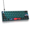 Ussixchare 60 Percent Gaming Keyboard 60% Mechanical Keyboard LED Backlit