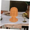 VICASKY Rattan Woven Hat Display Stand Elegant Decorative Holder for