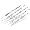 Set of 5 with ingrown toenail lifter, corner file, double