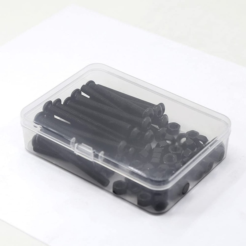 (30 Sets) M5 x 50mm Bolts and Nuts Set Half