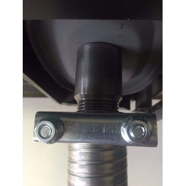GenExhaust Universal Generator Large Exhaust Port 1-1/2" Steel Exhaust Extension 2 Foot Length
