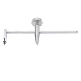 DryWall Circle Hole Cutter, Steel Shaft Plasterboard Saw Dry Wall Circle Cutter Silver Adjustable Pivot Point Drywalls Tools to Cut Round Holes in Drywalls Material