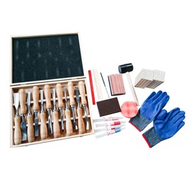 VisualSouls Wood Carving kit - Wood Carving Tools, Wood Whittling kit, Wood Carving Set, Wood Carving Tools Set, Wood Carving kit for Beginners and Professionals, Carving Tools, 25 Piece kit