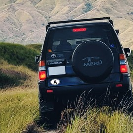 Austria Magnet A Country Number Plate 17.5 x 11.5 cm Black White for Car and Truck Austria