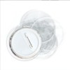 LIKENNY 30 Pcs Clear Round Collection Display Anti-Scratch Can Badge