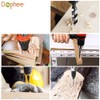 Dophee 4Pcs Countersink Drill Bit Set ustable 1/4inch Hex Shank