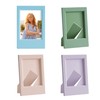 kwmobile Mini Picture Frame Set in Pink/Violet/Light Blue/Light Green -