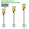 ERYTLLY Bird House Pole Mount Kit 96 Inch - Adjustable