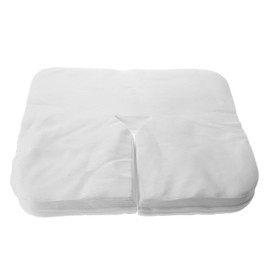 PACKOVE 100pcs Non-sticking Soft Disposable Headrest Covers for Massage Tables and Chairs Comfortable Nonwoven for Spas and Clinics Facial Oil Management